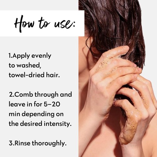 FOUR REASONS Color Mask - Chocolate Hair Gloss & Color Depositing Conditioner | Vegan, 6.76 fl oz