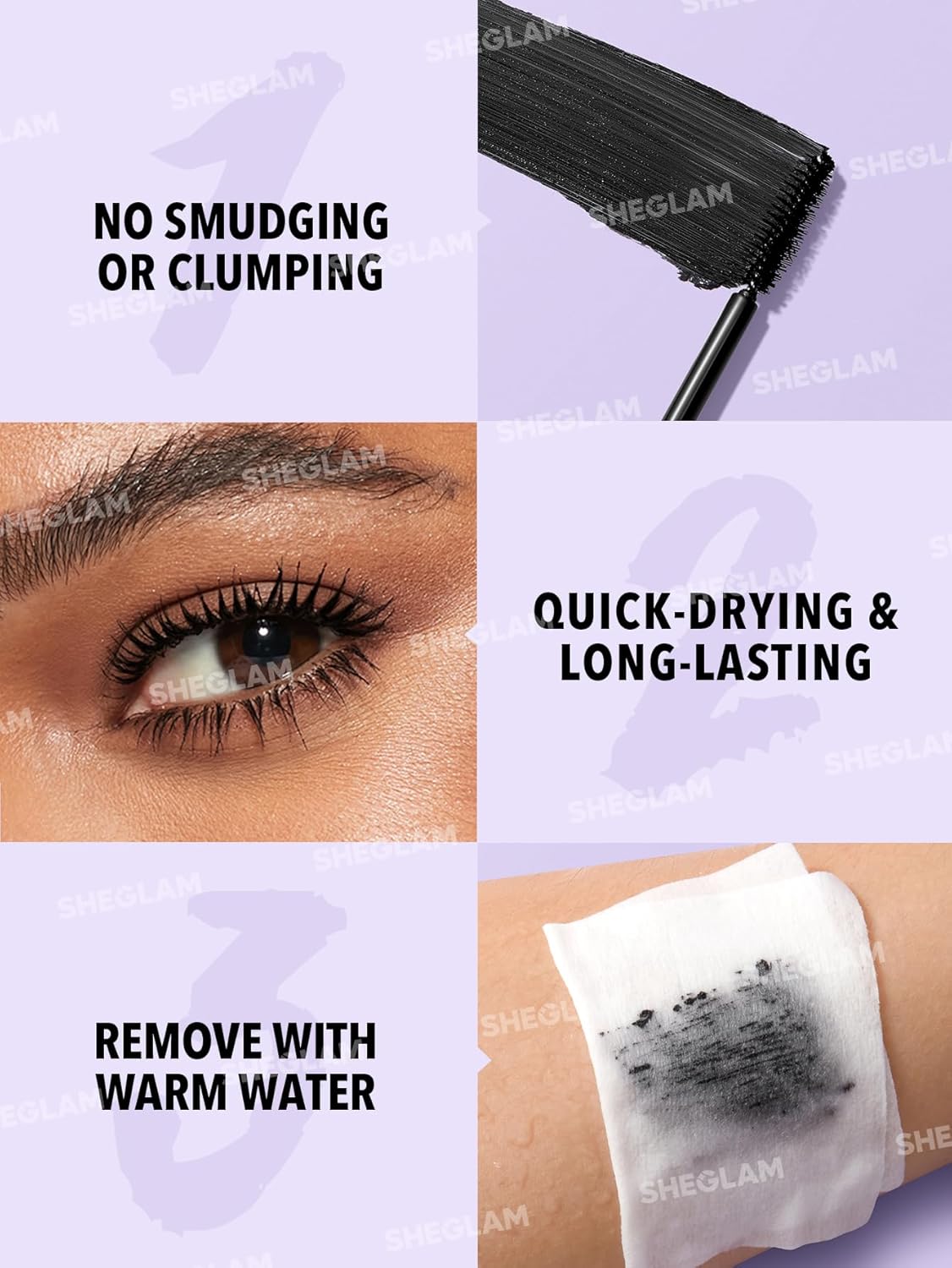 SheGlam 2-in-1 Lash Besties Mascara - Volumizing & Lengthening Formula