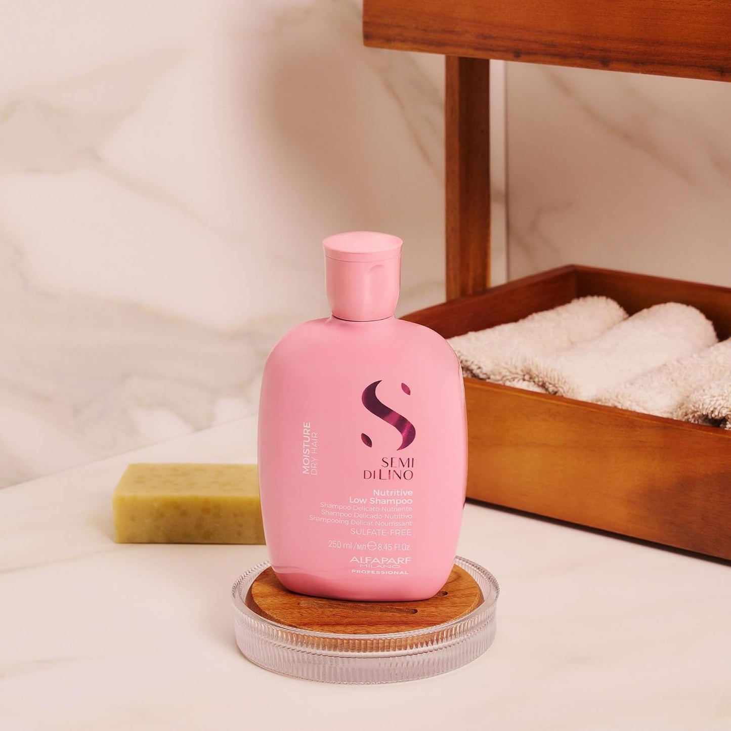 Alfaparf Milano Semi Di Lino Moisture Nutritive Shampoo - Sulfate & Paraben Free for Dry Hair | Salon Quality