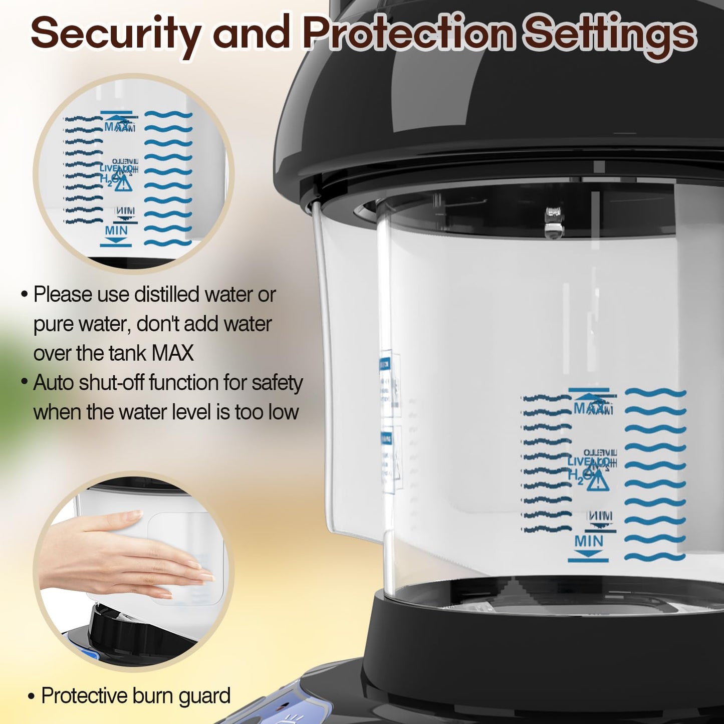 Hair Steamer Kingsteam 2 in 1 Ozone Facial Steamer, Design for Personal Care Use at Home or Salon Barber