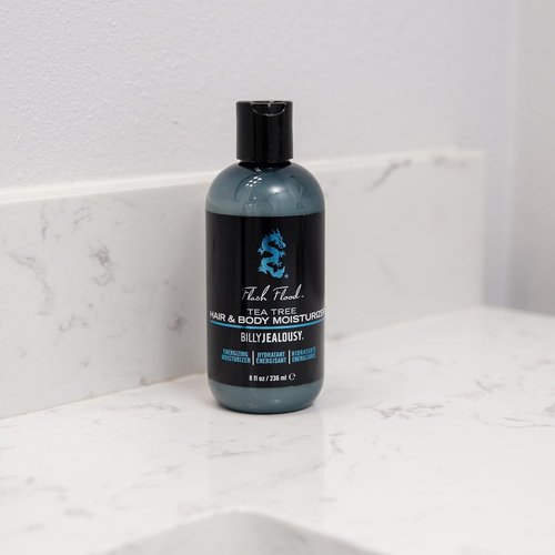 Billy Jealousy Flash Flood Hair & Body Moisturizer - Nourishing Formula with Tea Tree, Lavender & Peppermint