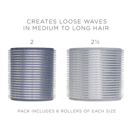 Fromm ProVolume Hair Rollers - Self-Grip Ceramic Ionic Set of 12 | Professional Grade for Volume & Soft Waves