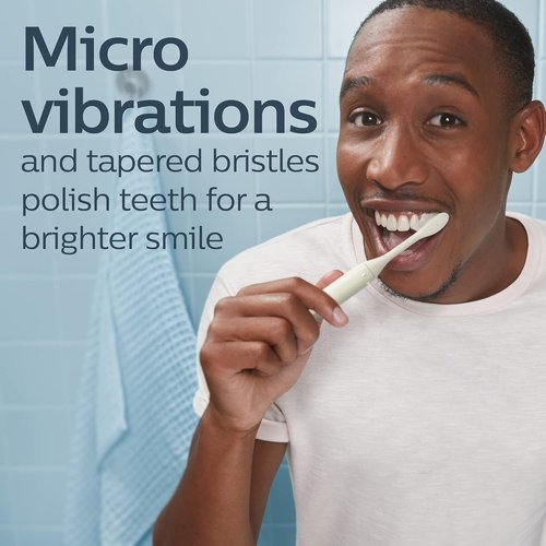 Philips Sonicare Rechargeable Toothbrush - One by Sonicare | Snow Color, Advanced Cleaning