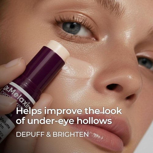 Dr. Melaxin Calcium Multi Balm Stick - All-in-One Hydrating Lip, Eye & Neck Balm | Korean Skincare, 0.31 oz