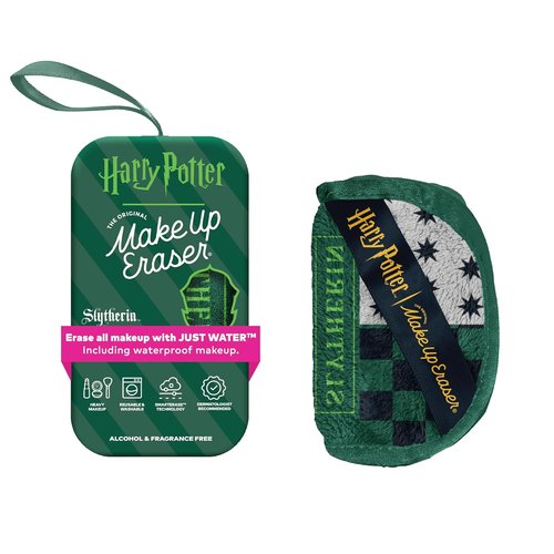 MakeUp Eraser Mini PRO - Effortlessly Remove All Makeup With Just Water | Harry Potter Slytherin, 1ct