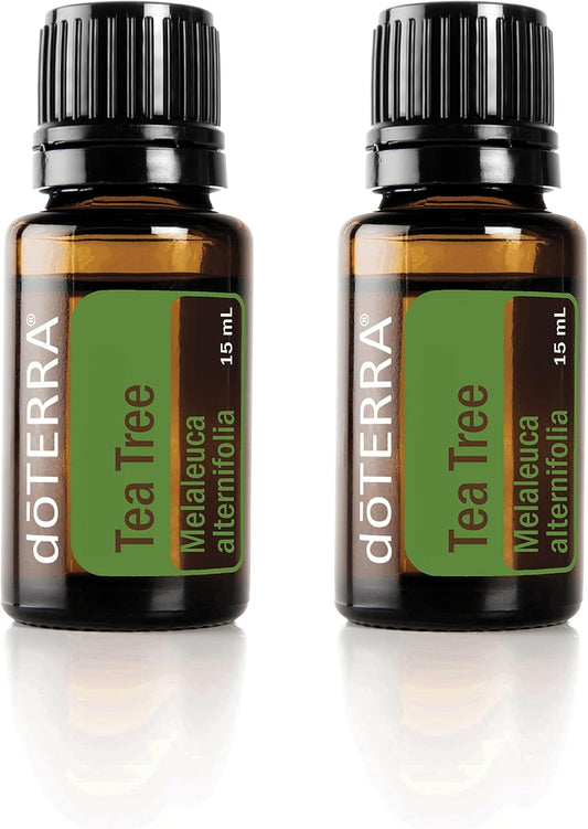 doTERRA Melaleuca Essential Oil - 15 ml | Pure & Natural Healing Oil (2 Pack)