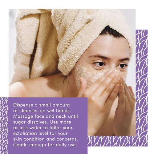 MyCHELLE Dermaceuticals Sugar Cleanser - Refining Facial Cleanser with Matrixyl Peptide, 2.3 Fl Oz