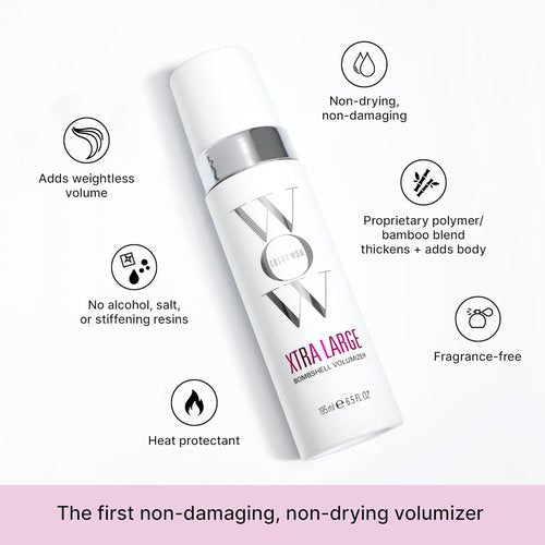 Color Wow Xtra Large Bombshell Volumizer - Alcohol-Free Formula for Lasting Volume & Thickness