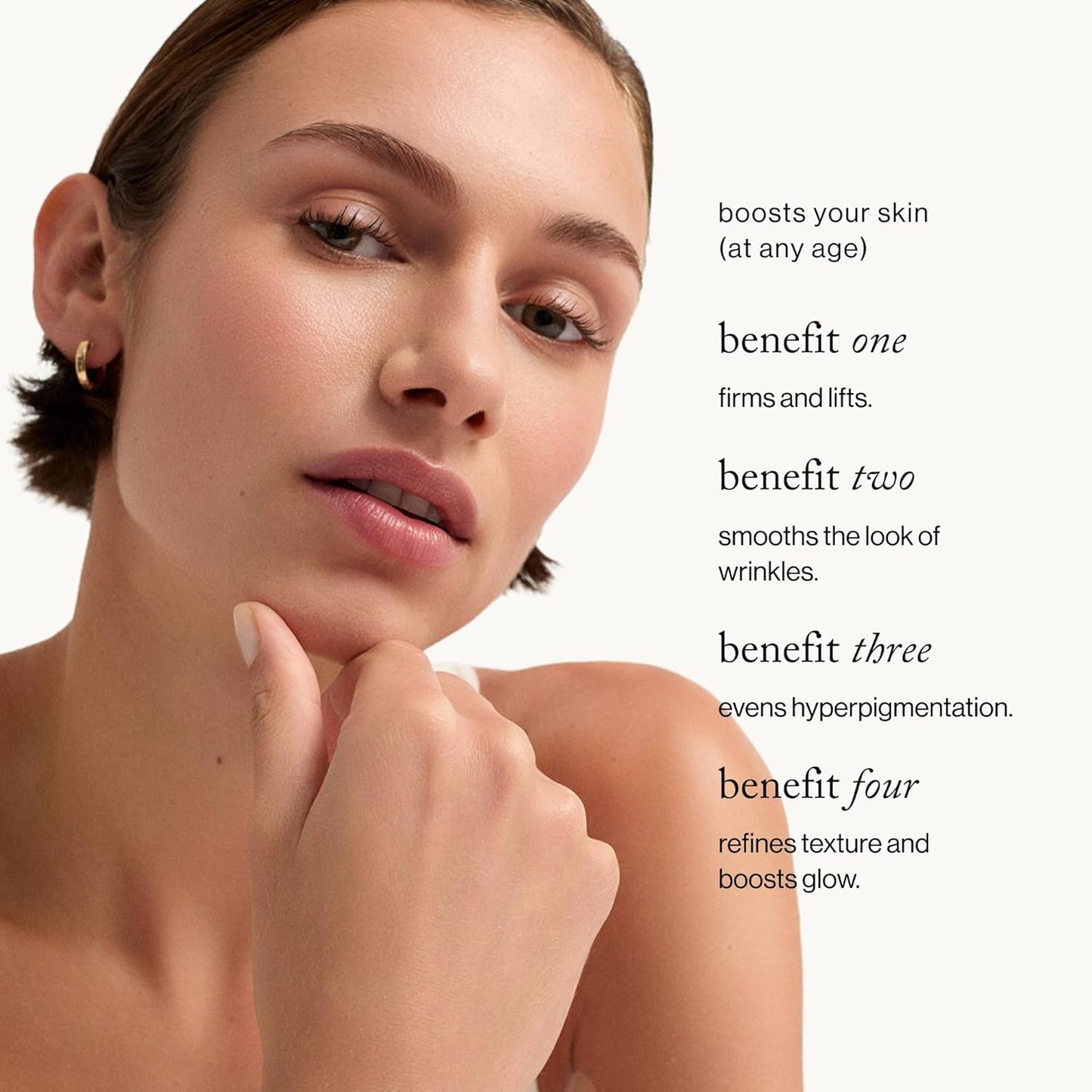 Goop Beauty Peptide Serum - Anti-Aging Formula with Peptides, Ceramides & Niacinamide | 1 fl oz