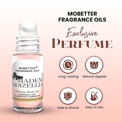 MOBETTER Fragrance Oils | Madem Moizellia 1 Oz Women's Perfume Body Oil - Long-Lasting Scent