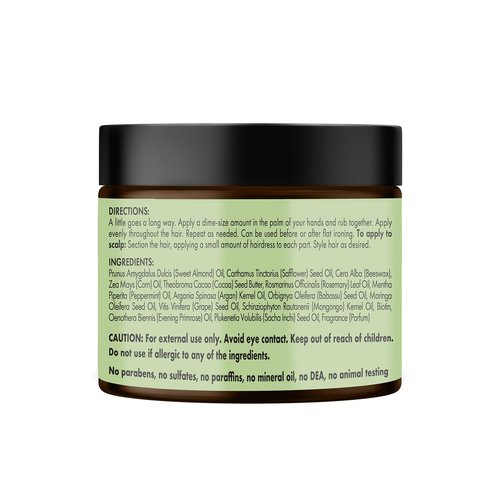 Mielle Organics Rosemary & Mint Hair Pomade for Women & Men - Conditioning Natural Hair Moisturizer to Quench the Scalp, Lock in Wave Patterns, Add Shine & Help Protect Against Dryness (5 oz)