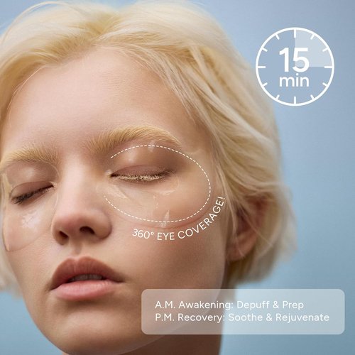Regine Switzerland Caffeine & Hyaluronic Acid Under Eye Patches - 5 Pairs for Dark Circles & Puffiness