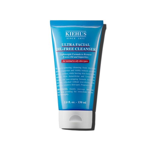 Kiehl's Ultra Facial Oil-Free Cleanser - Foaming Face Wash for Oily Skin with Desert Plant & Lemon Extracts | 5.0 fl oz