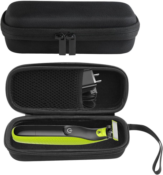 Skiennix Hard Travel Case - Portable Organizer for Electric Trimmer & Shaver Accessories | Compatible with One Blade Pro QP2620, QP2630, QP2520, QP2530