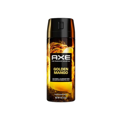 AXE Fine Fragrance Collection - Premium Deodorant Body Spray for Men | Golden Mango, 72H Odor Protection, 4 oz