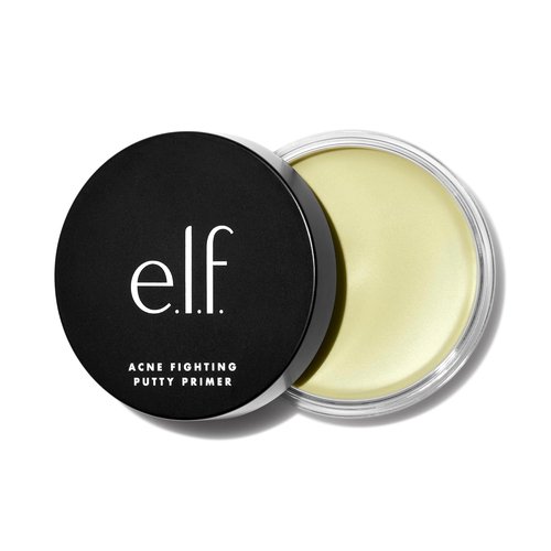 e.l.f. Acne Fighting Putty Primer - 1.8% Salicylic Acid Formula to Reduce Breakouts & Minimize Pores | 0.74 Oz (21g)