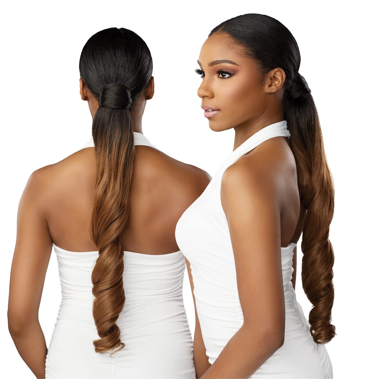 Sensationnel Lulu Pony Wrap - high heat synthetic yaki pony tail or up do wig piece - LULU PONY Wrap 5 (2 DARKBROWN)