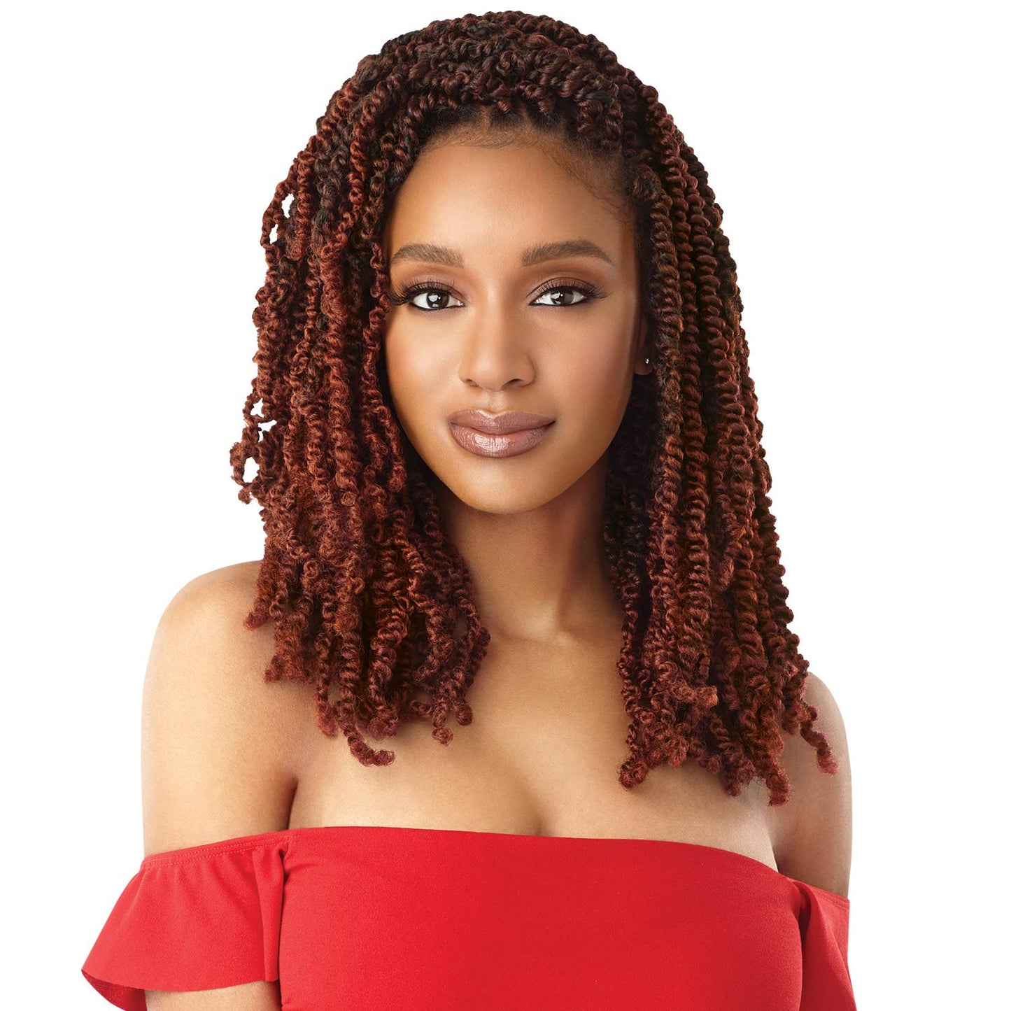 MULTI PACK DEALS! Outre Crochet Braids X-Pression Twisted Up Wavy Bomb Twist 12" (5-PACK, 2T1B/425)