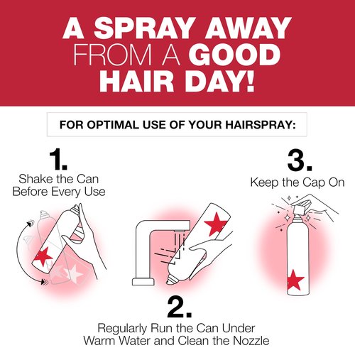 SexyHair Big Spray & Play Harder Firm Volumizing Hairspray, 10 Oz | All Day Hold and Shine | Up to 72 Hour Humidity Resistance