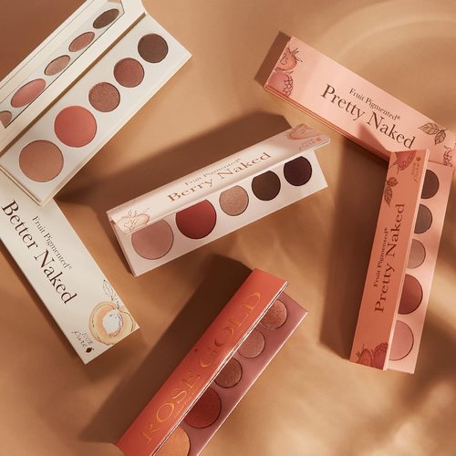 100% PURE Pretty Naked II Makeup Palette - All-in-One Compact with Eyeshadow, Blush & Highlighter | Vegan, Natural Shades for All Skin Types