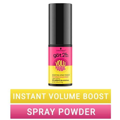 Got2b Volumaniac Spray Powder - Instant Volume & Texture Boost | 0.28 oz