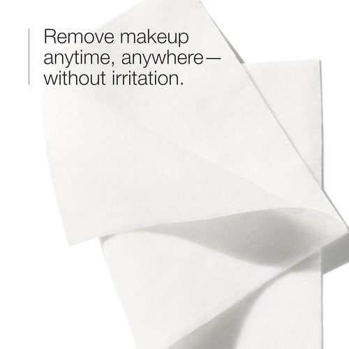 Clinique Micellar Cleansing Makeup Remover Wipes - No Water Needed | 50 Count | For All Skin Types | Ideal for Travel
