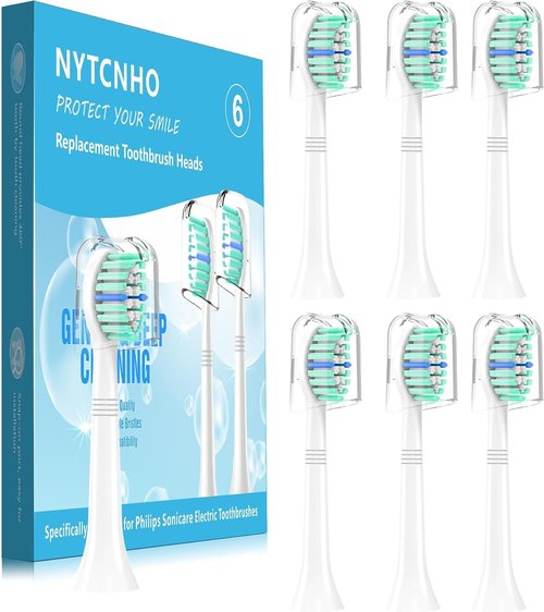 Philips Sonicare Replacement Toothbrush Heads - Compatible C1 C2 G2 W4100 HX6062/65 - Superior Cleaning