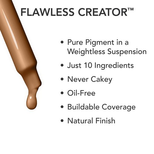 Dermablend Flawless Creator Foundation - Full Coverage, Lightweight & Buildable, Natural Finish | 1 Fl Oz