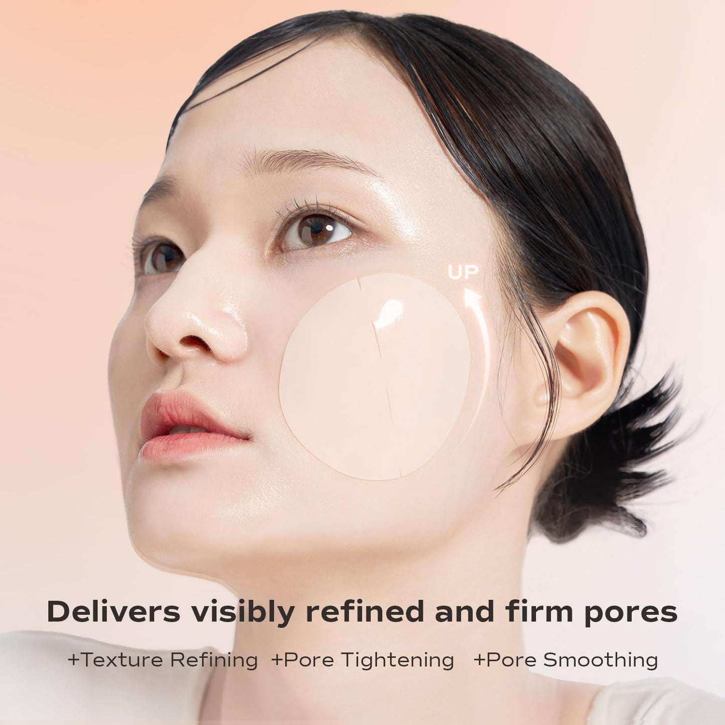 Skiennix Beautifying Pore Pads - Hydrogel Peach Formula with Collagen & Glutathione | 30 Pieces for Smooth Skin