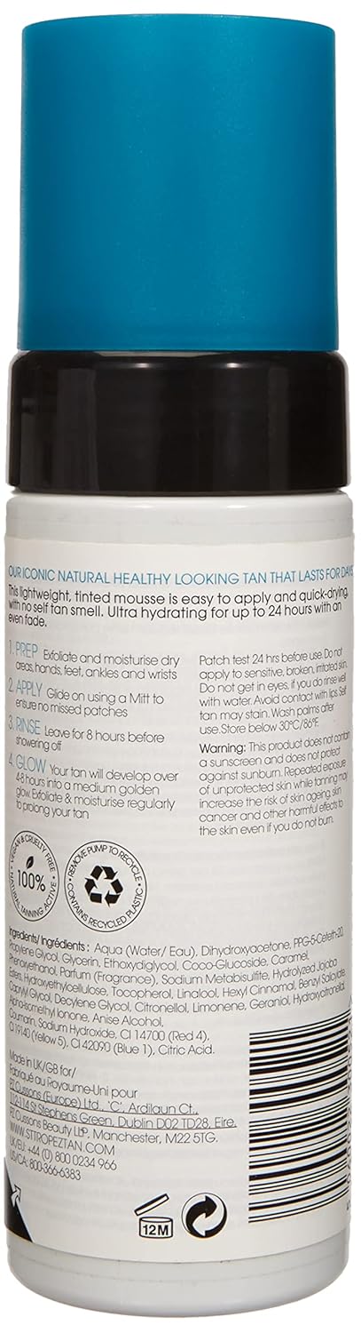 St.Tropez Classic Bronzing Mousse - Streak-Free, Natural-Looking Tan | 4 Fl Oz