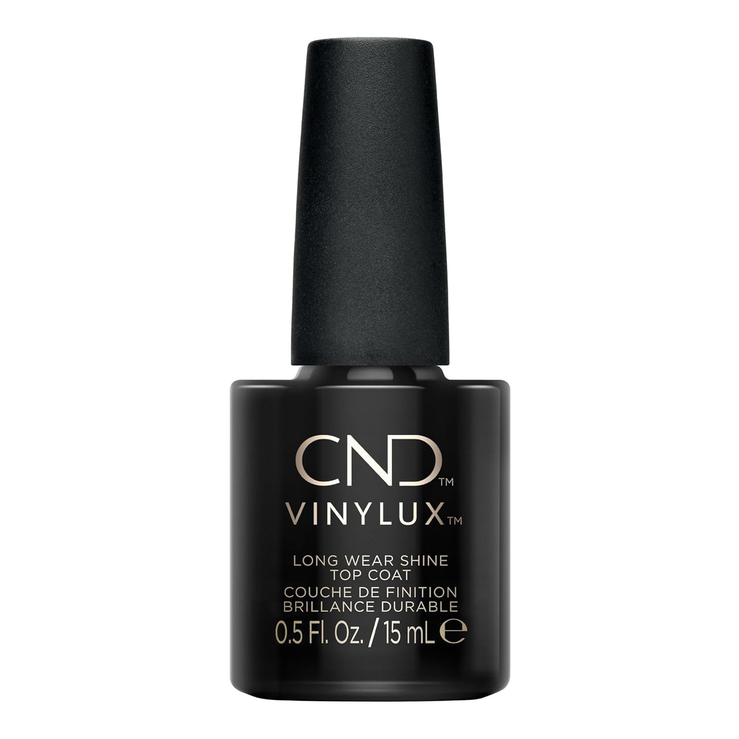 CND Vinylux Top Coat - Long Wear Shine, Quick Drying & Easy Removal | 0.5 Fl Oz