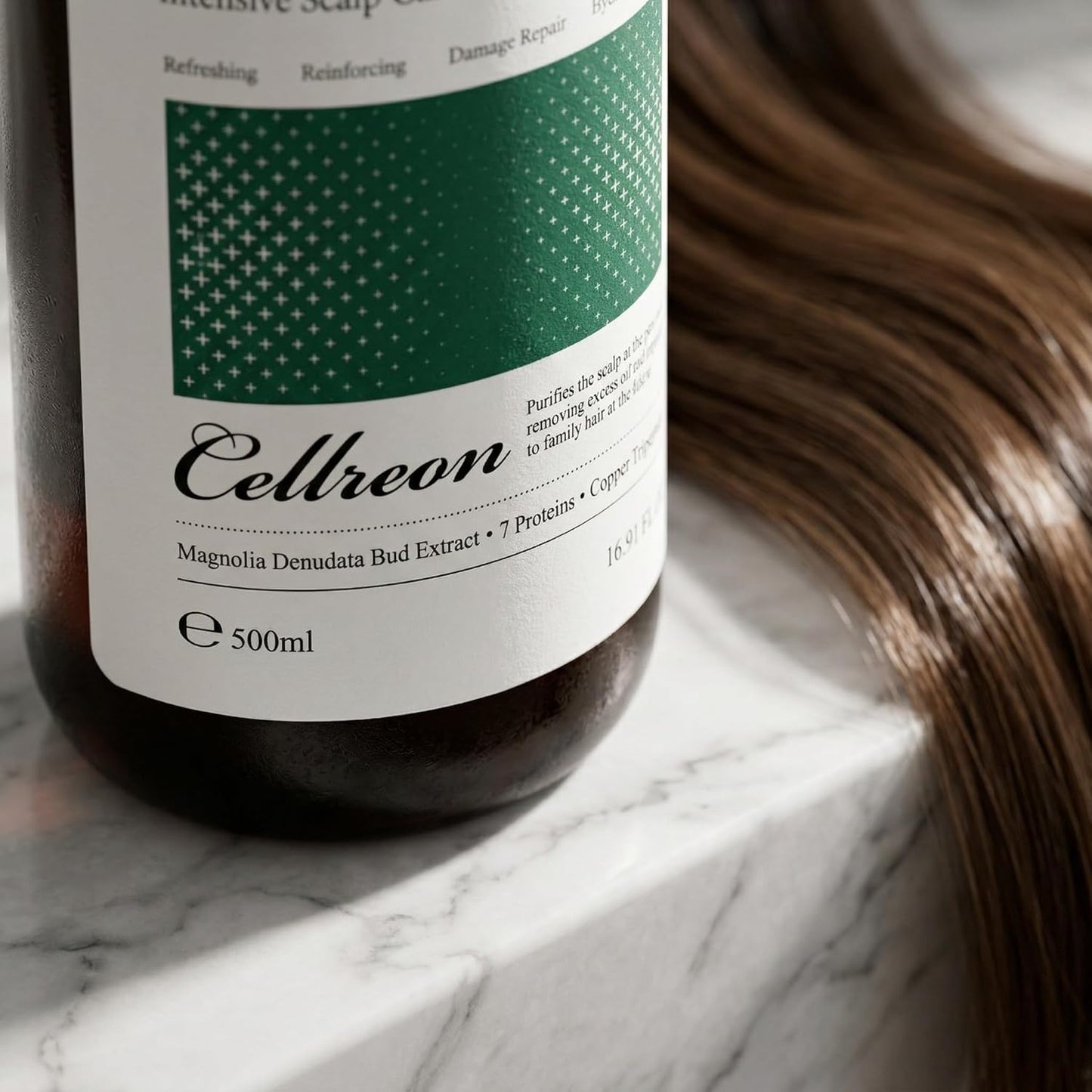 Skiennix Refreshing Hair Shampoo - Strengthening & Volumizing Cleanser with 7 Proteins & 14 Herbal Extracts | 16.91 fl oz