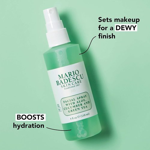 Mario Badescu Facial Spray - Hydrating Face Mist with Aloe, Cucumber & Green Tea for All Skin Types