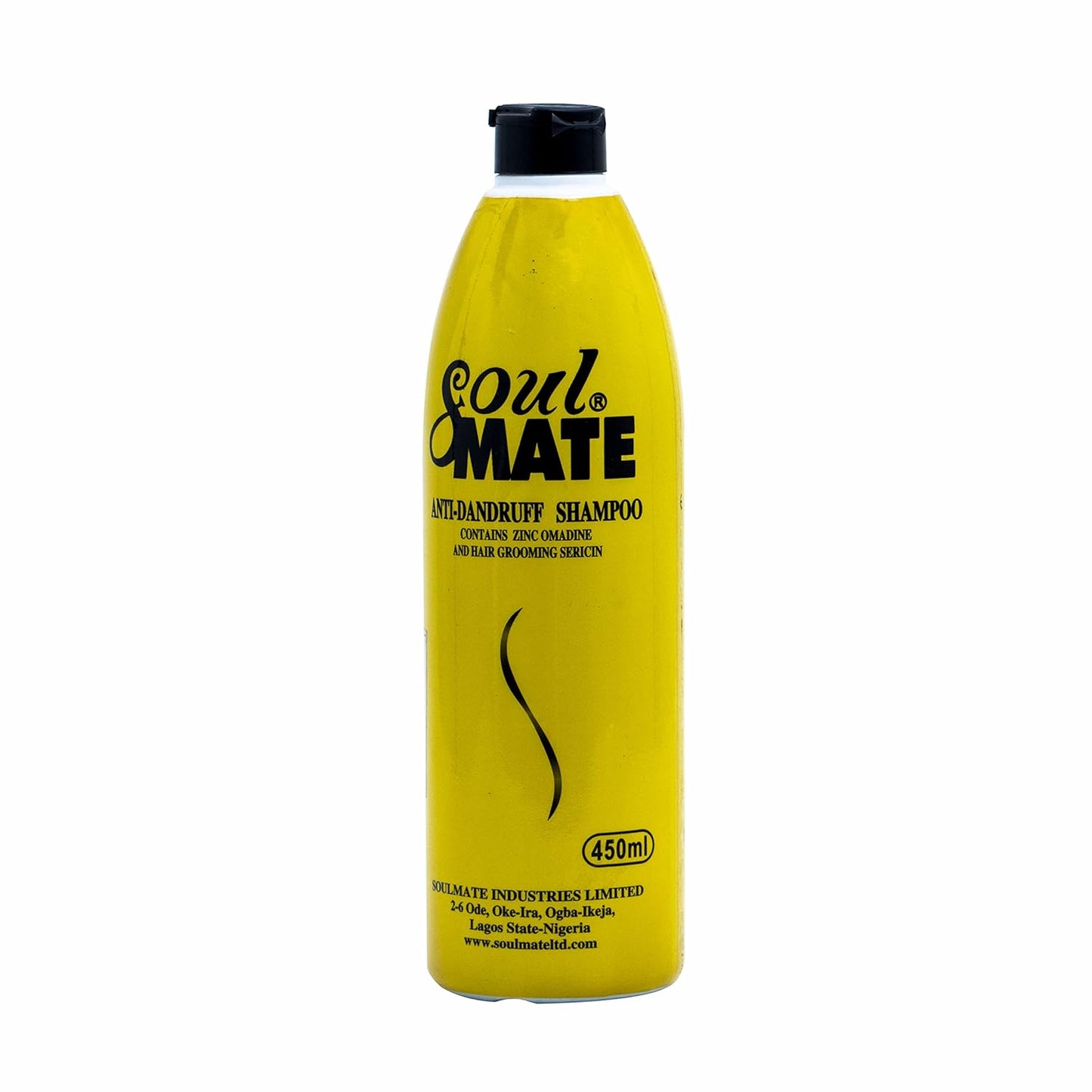 SOUL MATE Anti-Dandruff Shampoo - Sericin Formula for Itchy Scalp Relief | 15.2oz Residue-Free Treatment