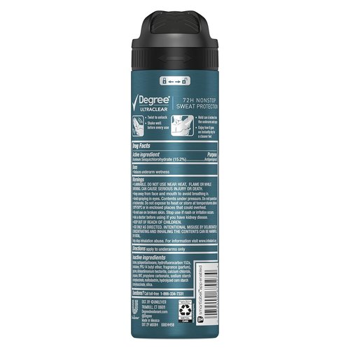 Degree Men Antiperspirant Spray - Black + White | 3 Count Instant Stain Protection, 3.8 oz