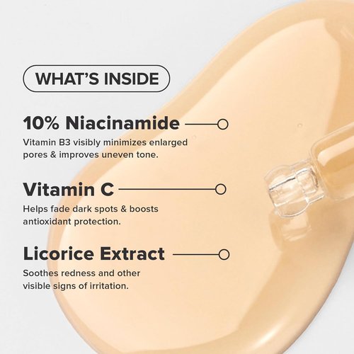 Paula's Choice BOOST Niacinamide Face Serum - Pore Minimizer with Vitamin B3 & C | Fragrance-Free, 0.67oz