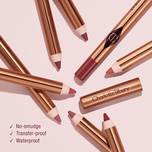 Charlotte Tilbury Lip Cheat Lip Liner Pencil - Define Your Lips with Fuller, Long-Lasting Color - Waterproof & Smudge-Proof Formula