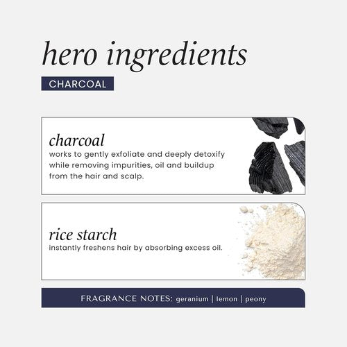 HASK Charcoal Dry Shampoo - Purifies & Detoxifies Hair, Absorbs Oil, Cruelty-Free | 8.1oz