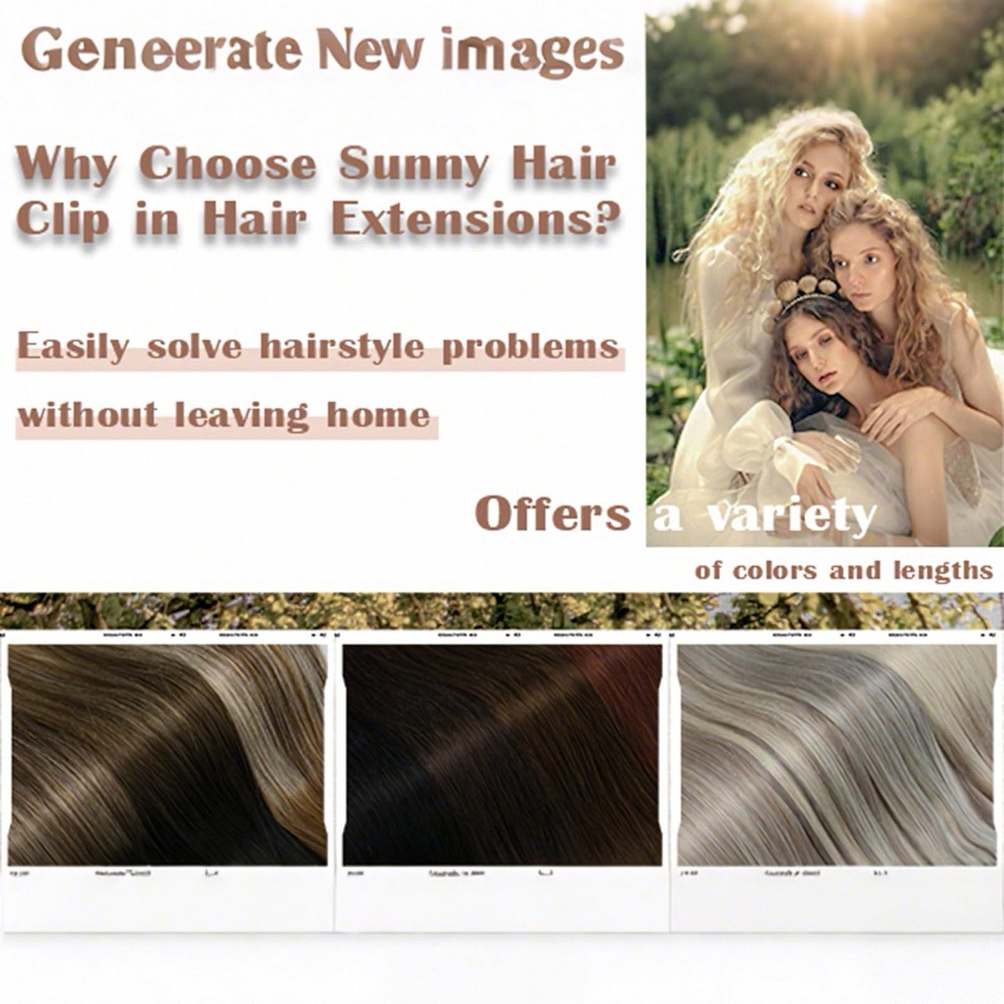 Sunny Hair Clip in Hair Extensions Straight Human Hair Clip in Extensions Remy Clip in Hair Extensions Real Human Hair Extensions Clip ins Jet Black for Women 12inch