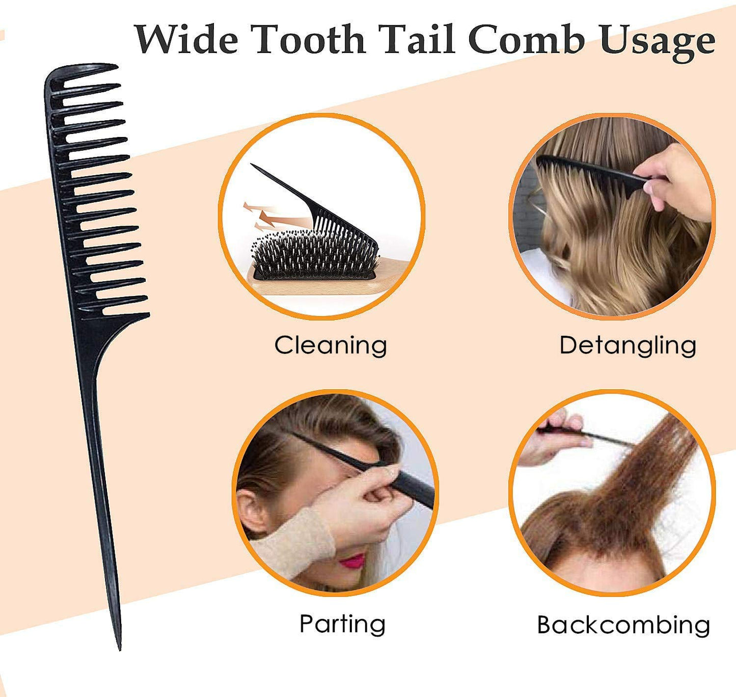 Sosoon Boar Bristle Paddle Hairbrush - Tangle-Free Styling for All Hair Types | Gift Box & Tail Comb Included