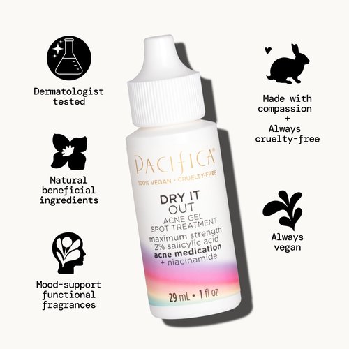 Pacifica Dry It Out Acne Gel Spot Treatment Unisex 1 oz