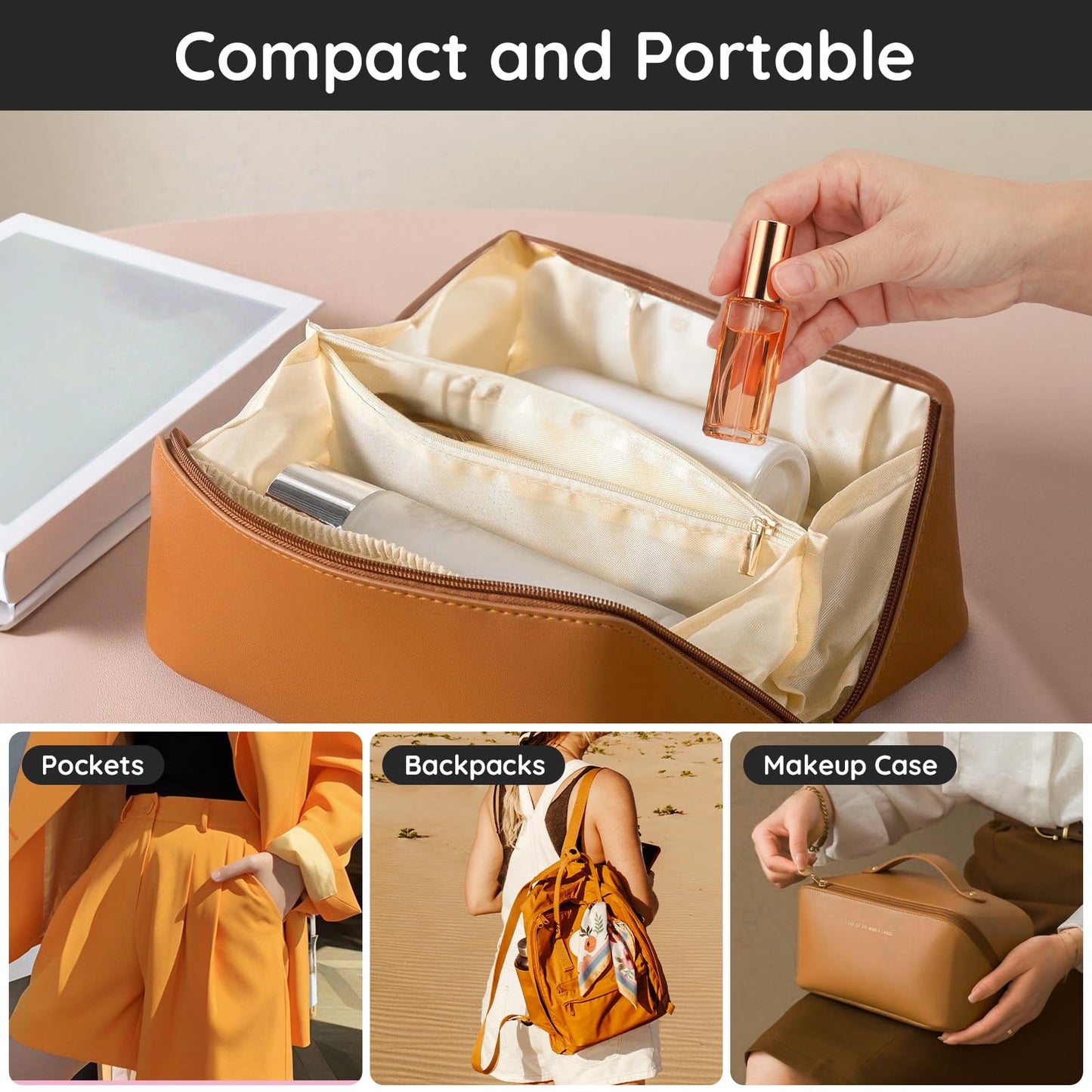 Segbeauty Travel Perfume Atomizer Refillable, 10 Packs Empty Perfume Spray Bottles, 10ML Mini Pocket Travel Cologne Sprayer Fine Mist Atomizer Cosmetic Sample Bottle for Travel Outgoing Party Work