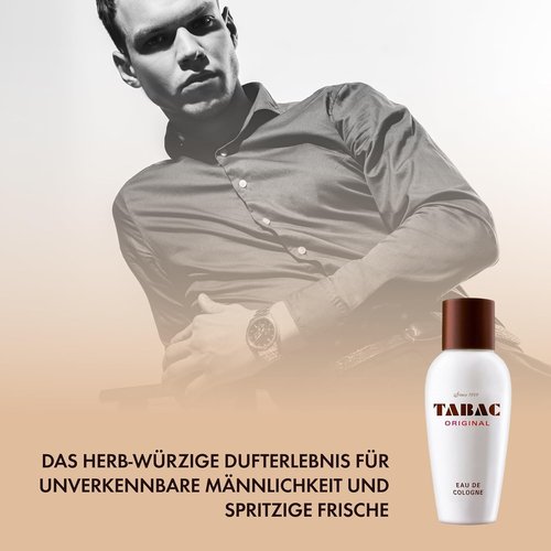 Maurer & Wirtz Tabac Original Eau De Cologne Splash - Classic Men's Fragrance, 10.1 Oz