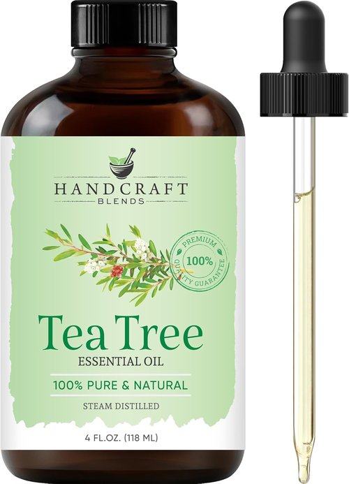 Handcraft Blends Tea Tree Essential Oil - 100% Pure & Natural - 4 Fl Oz for Diffuser, Aromatherapy & Skin Care