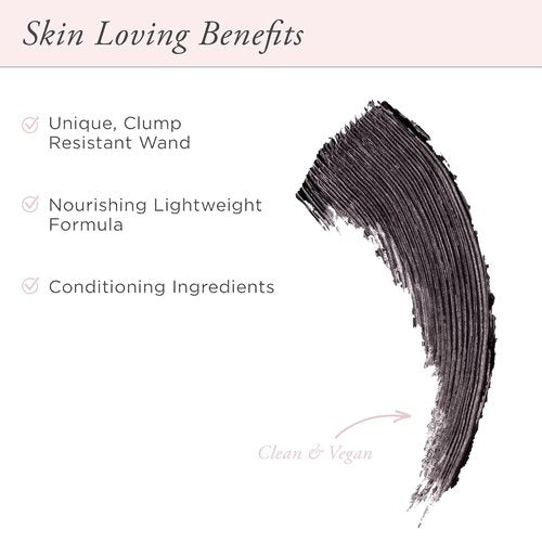 PÜR MINERALS Big Look Mascara - Volumizing & Lengthening Formula for Fuller, Softer Lashes - Black, Cruelty-Free & Vegan