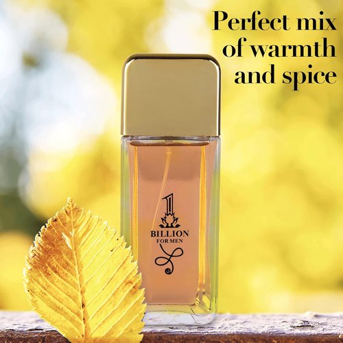 NovoGlow 1 Billion Eau De Toilette Spray - Casual Daily Cologne for Men | 3.4 Oz Bottle - Perfect Gift for Any Occasion