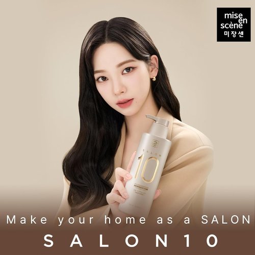 Mise En Scene Salon 10 Protein Shampoo - Moisturizing & Restoring for Damaged Hair | 16.9 Fl. Oz.