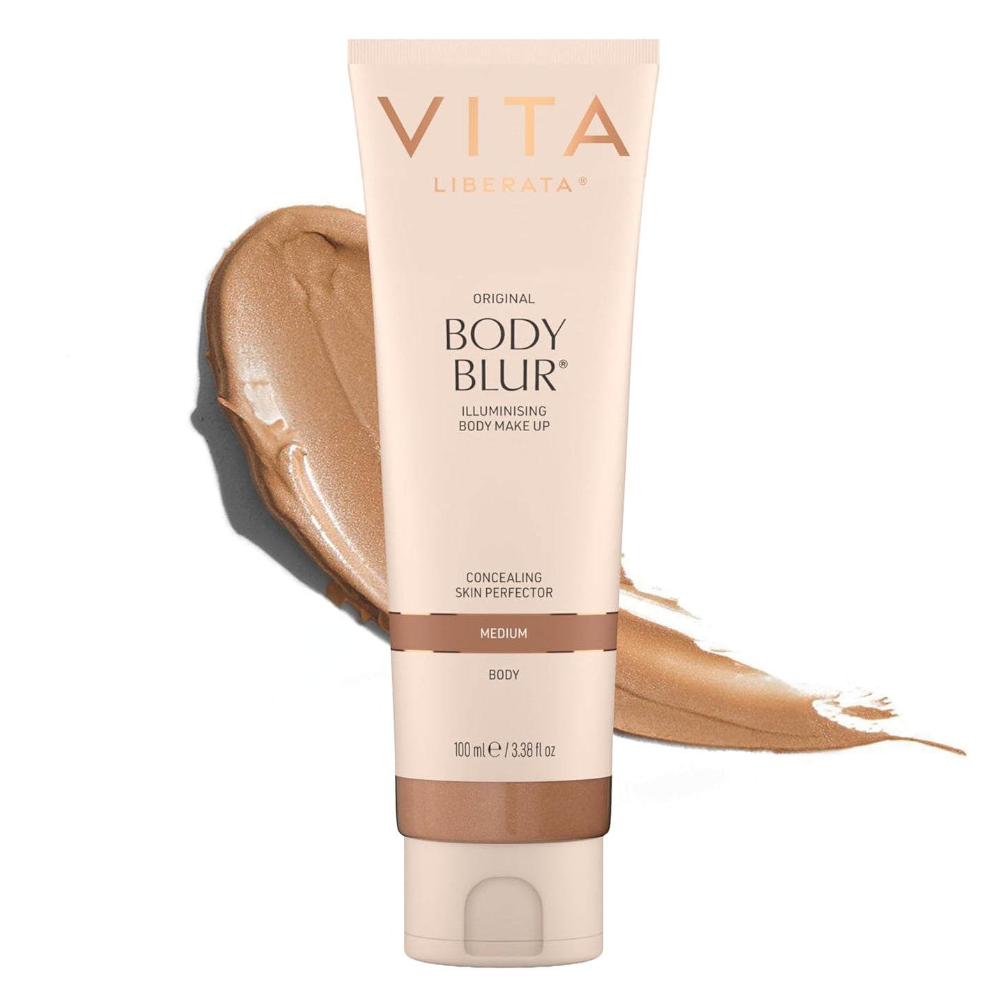 Vita Liberata Body Blur - Skin Perfecting Body Foundation for Flawless Bronze Glow | Easy Application, Even Skin Tone
