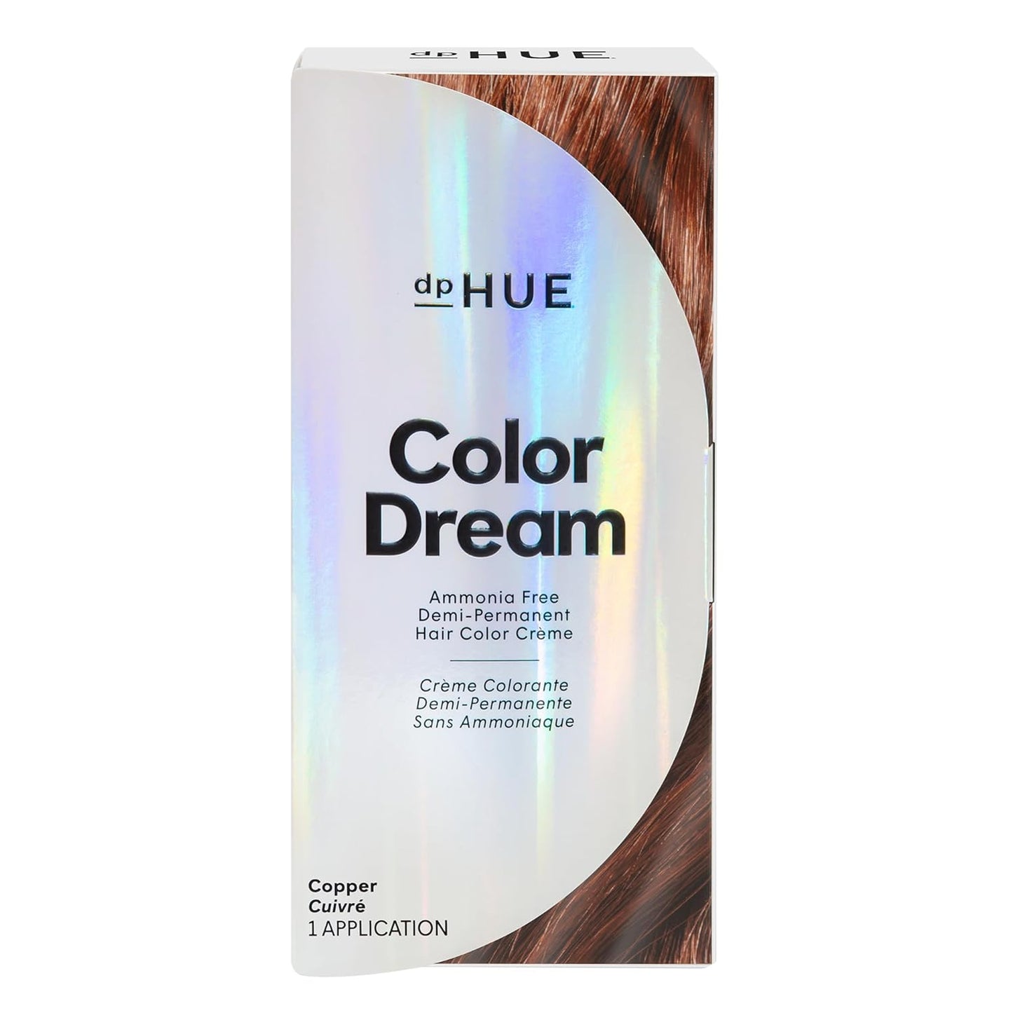 dpHUE Color Dream Copper - Ammonia-Free Demi-Permanent Hair Color | Lasts 16 Washes, Boosts Shine