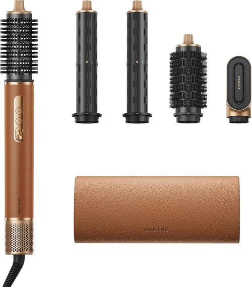 DREAME AirStyle Pro Hair Styler - High-Speed 110,000 RPM Motor with 3 Attachments for Curling & Drying | Luxury Travel Bag Included
